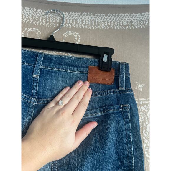 Current/ Elliott Straight Leg Jeans Medium Wash Size 30 - Picture 9 of 10